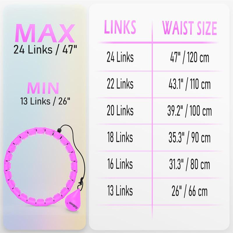 Smart Weighted Hula Hoop Set